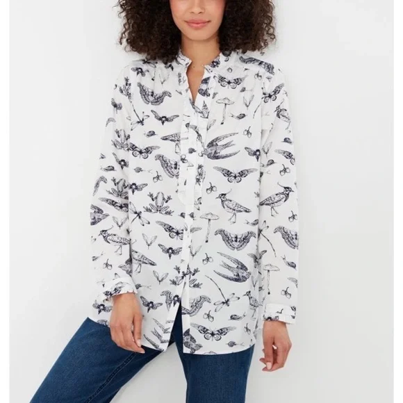 NWT Joules Kristin Pie Crust Shirt - Picture 4 of 11